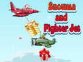 ゲーム雪だるまと戦闘機 オンライン