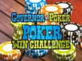 ゲームポーカーの知事 ポーカー勝利チャレンジオンライン