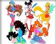 ゲームWinx Clubの着色 オンライン
