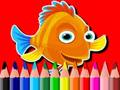 ゲーム学校に戻る: 魚の塗り絵オンライン