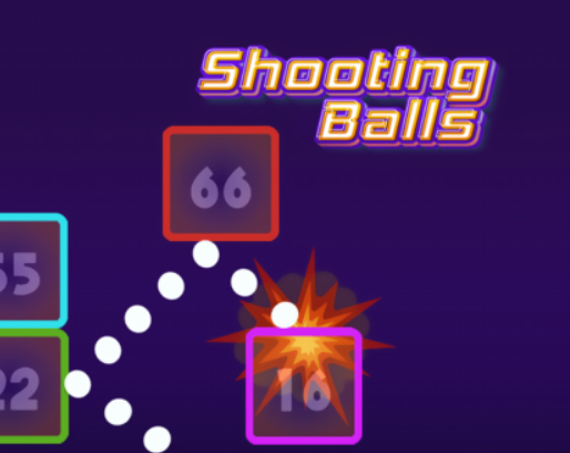 ゲームボールを撃つオンライン