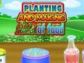 ゲーム植えて食べ物を作るオンライン