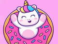 ゲームかわいいレインボーユニコーンパズル オンライン