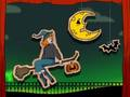 ゲームハロウィンの魔女の飛行オンライン
