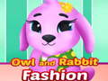 ゲームフクロウとウサギのファッション オンライン
