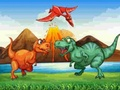 ゲームカラフルな恐竜マッチ3オンライン
