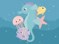 ゲームかわいい魚の記憶オンライン