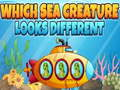 ゲームどの海の生き物が異なって見えますかオンライン