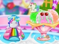 ゲームユニコーンアイスクリームコーンメーカー オンライン