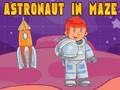 ゲーム迷路の中の宇宙飛行士オンライン