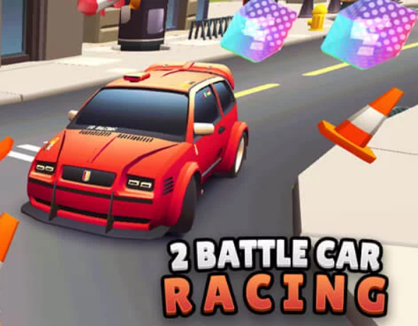 ゲーム2人用バトルカーレースオンライン