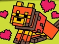 ゲームMinecraftを着色する簡単な子供たちオンライン
