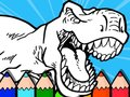 ゲーム子供のための着色恐竜 オンライン
