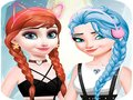ゲームエルサとアナの着せ替えメイク オンライン