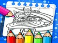 ゲームキャプテン・アメリカの塗り絵 オンライン