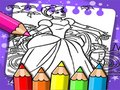 ゲームシンデレラの塗り絵 オンライン