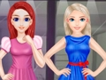 ゲーム女子学生の髪型のデザイン オンライン