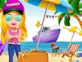 ゲーム女の子の夏休みビーチ オンライン