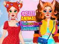 ゲームかわいい動物変身変身 オンライン