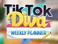 ゲームTikTok ディーバ ウィークリー プランナー オンライン