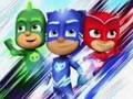 ゲームパジャマスクの塗り絵 オンライン