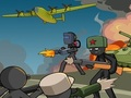 ゲームスティックマン WW2 オンライン