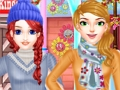 ゲーム冬のファッションドレスアップ オンライン