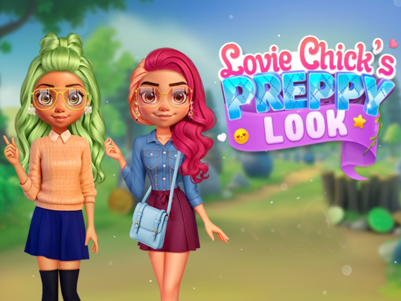 ゲームLovie Chickのプレッピーな外観オンライン