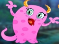 ゲームかわいいピンクのモンスターの脱出 オンライン