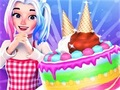 ゲームかわいい人形クッキングケーキ オンライン