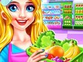 ゲームスーパーマーケットの女の子のクリーンアップ オンライン