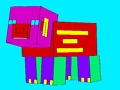 ゲームマインクラフトの塗り絵 オンライン