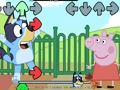 ゲームFNF: ブルーイ VS ペッパピッグ オンライン