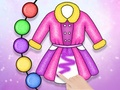 ゲーム塗り絵: 服 オンライン