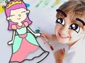ゲーム塗り絵: 王子様とお姫様 オンライン