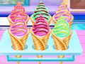 ゲームアイス クリーム コーン ウエハース ビスケットを作る オンライン