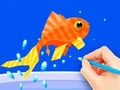 ゲーム塗り絵: 魚 オンライン