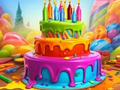 ゲーム塗り絵: お誕生日おめでとう オンライン
