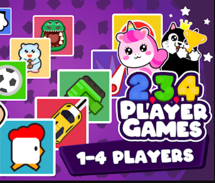 ゲーム2 人用の 4 ゲーム オンライン