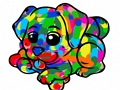 ゲーム子供のための子犬の塗り絵 オンライン