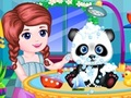 ゲームかわいいペットのパンダ オンライン