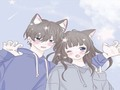 ゲームかわいいアニメのカップル オンライン