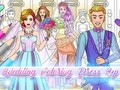 ゲーム結婚式の塗り絵とドレスアップオンライン