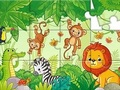 ゲームジグソーパズル: ジャングルの動物たち オンライン