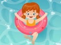 ゲーム塗り絵: 浮き輪 オンライン