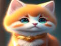 ゲームかわいい猫のジグソー オンライン