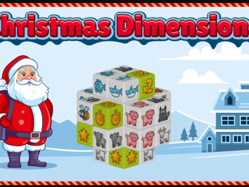 ゲームクリスマスの寸法 オンライン