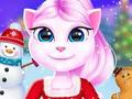 ゲーム猫娘のクリスマスデコレーションゲームオンライン