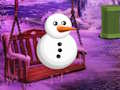 ゲーム冬の雪だるま脱出ゲームオンライン