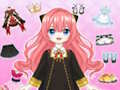ゲームアニメ人形のドレスアップ オンライン